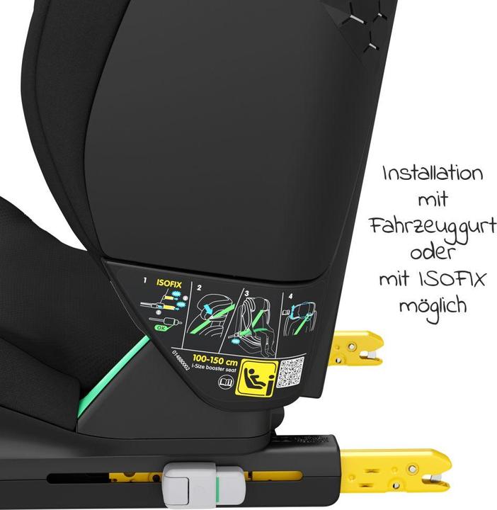 Productafbeelding Maxi-Cosi MC RodiFix S I-Size Basic Blac (Kinderzitje, ECE R129/i-Size standaard)