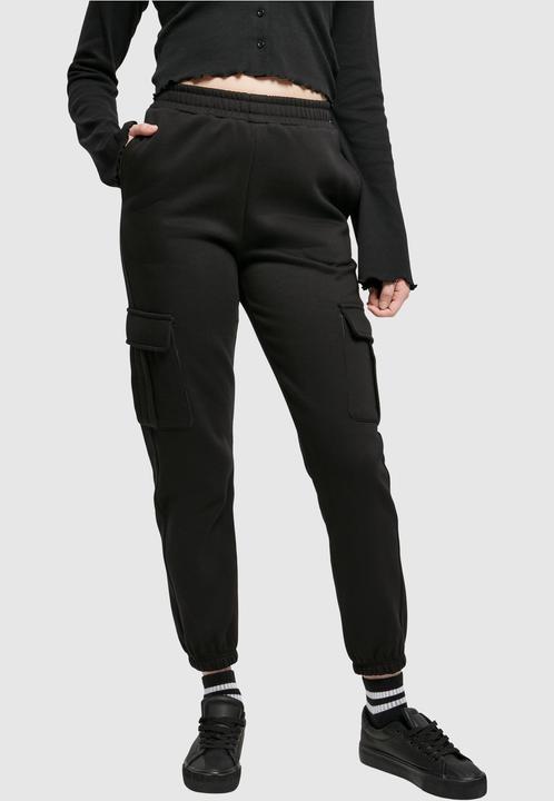 Urban Classics Ladies High Waits Cargo Sweat Pants