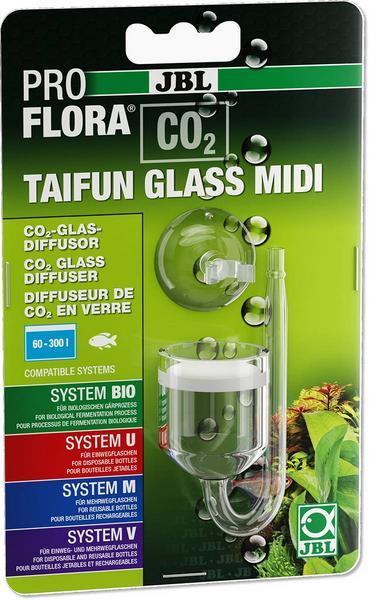 Produktbild JBL Aquaristik und Terraristik ProFlora CO2 Glass Midi, 60-300 l (Aquarium Pflanzenpflege)