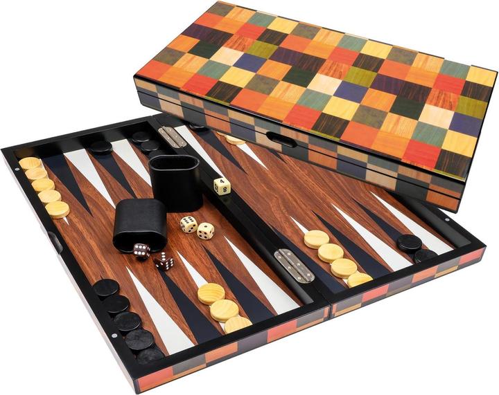 Philos Backgammon Fourni large magnetic lock (German, French, Italian, English)