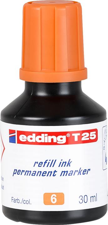 Edding Refill ink T25 (Refill unit, Orange, 37 mm)