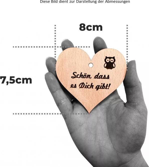 Produktbild ZNatur Babyfuss Holz Anhänger Geschenk zur Geburt Deko mit Gravur Willkommen auf der Welt No.97
