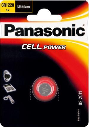 Actual product image Panasonic Lithium Power CR1220 (1 pcs., CR1220, 35 mAh)