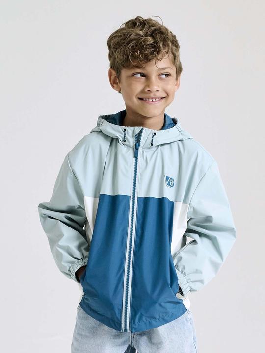 Produktbild Vertbaudet Jungen Regenjacke mit Recycling-Polyester, Colorblock (110)