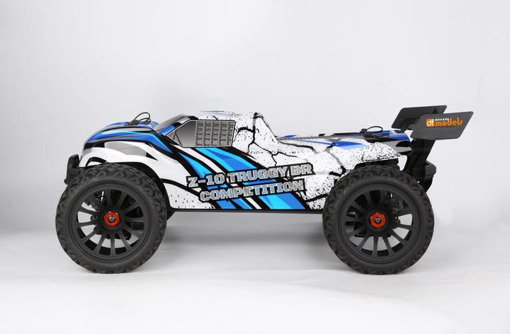 Actual product image DF-Models Z-10 Competition Truggy Brushed RTR