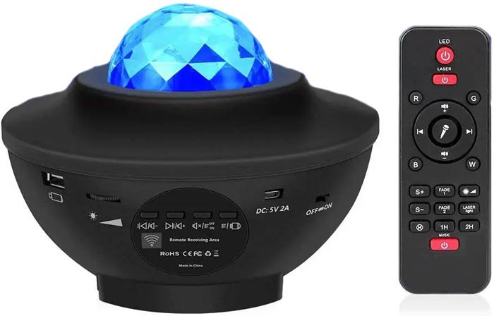 Image du produit PhoneLook Projecteur d'étoiles LED Stars multi-color jeu de lumière nuit avec télécommande
