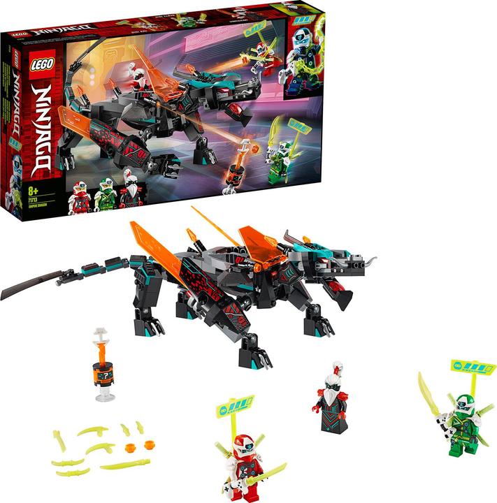 Image du produit LEGO Dragon noir du temple (71713, LEGO Ninjago)