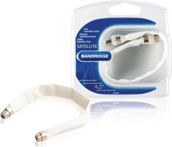 Actual product image Bandridge F-coupling to F-coupling as window feed-through for coaxial cable (antenna cable) (75 dB, Antenna cable)