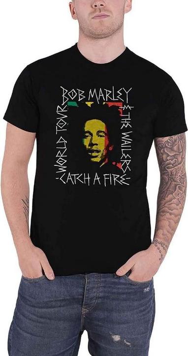 Produktbild Bob Marley Rasta Scratch TShirt (M)