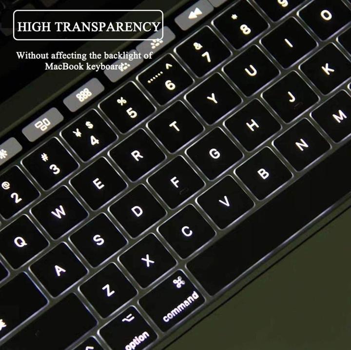 Actual product image Screenguard Keyboard protector for Apple MacBook Air 15" M2, M3 (2023-2024) A2941, A3114 ISO format