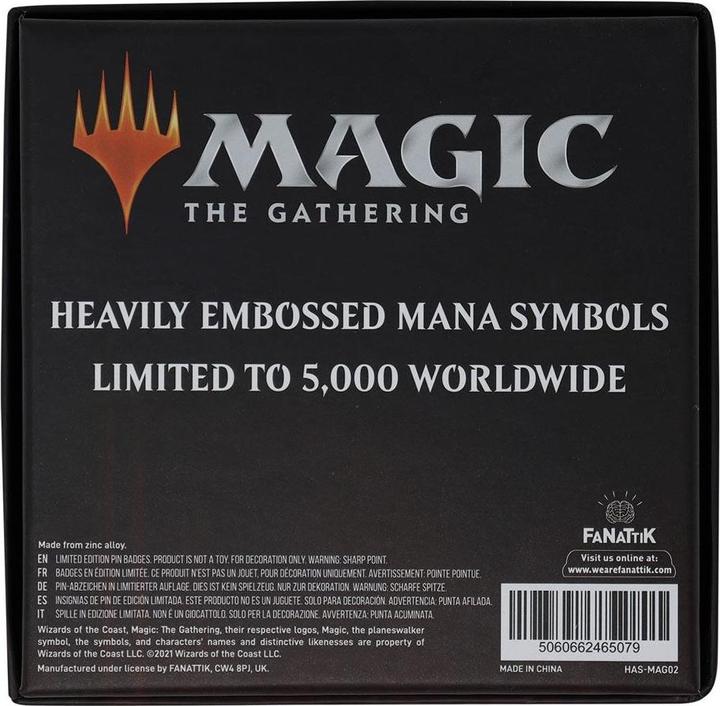 Produktbild Fanattik Magic the Gathering pack 6 pin's Limited Edition Mana Symbol