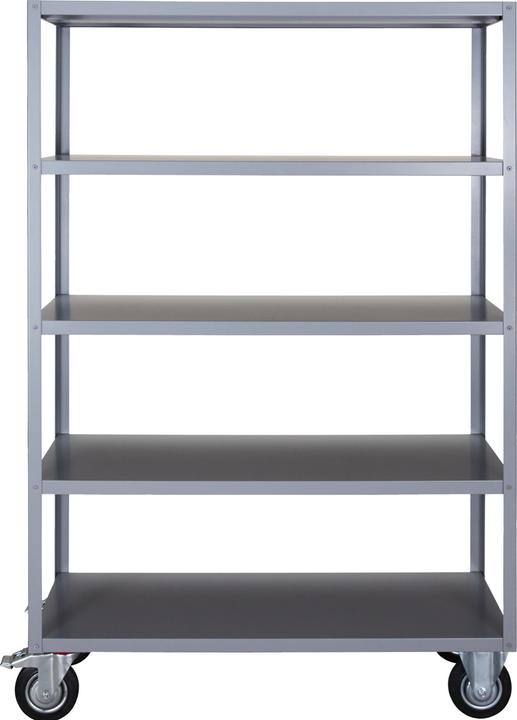 Actual product image House Doctor Regal mit 4 Rollen, MKTrolley, Grau (120 x 45 x 180 cm)