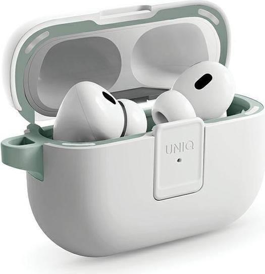 Produktbild Uniq etui Clyde Lock Case AirPods Pro 2 (2022/2023) czarno-ciemnoszary/charcoal-dark grey (Kopfhörer Tasche)