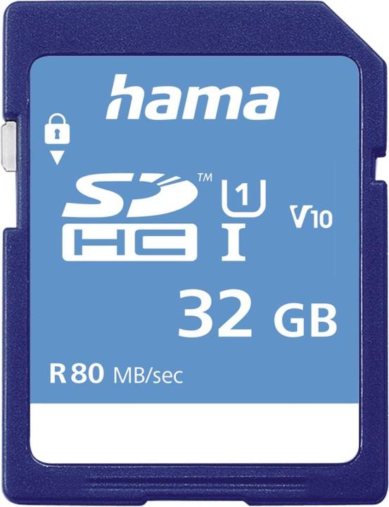 Actual product image Hama Sdhc (32 GB, SDHC, U1, UHS-I)
