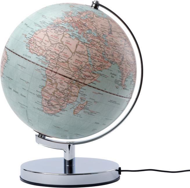 Image du produit emform Globe lumineux Terra bleu clair/argenté (25 cm)