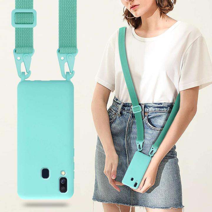 Produktbild Cadorabo TPU Cover Handy Kette Liquid (Samsung Galaxy A40)