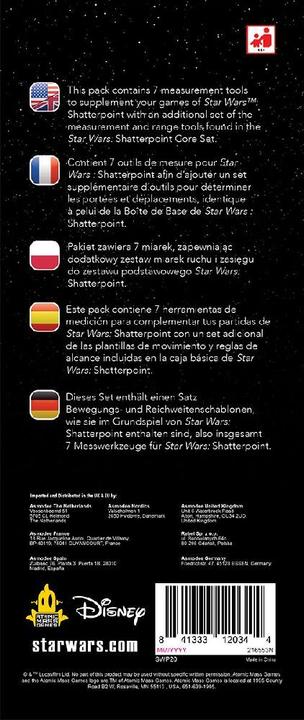 Actual product image Atomic Mass Games Star Wars: Shatterpoint - Measurement Tools, miniatures game, for 2 players, ages 14 and up (Polish)