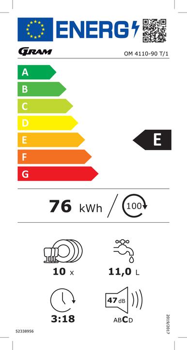 Energie-Label GRAM OM 4110-90 T/1