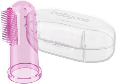 Produktbild Babyono Fingerzahnbürste aus Silikon mit Box mit Box (Weich, 1 x)