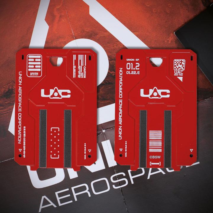 Actual product image Fanattik Doom: Limited Edition Red Replica Key Card