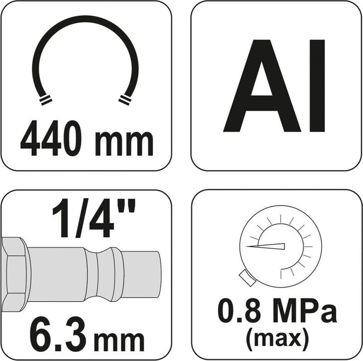 Actual product image Yato Tire Inflating Gun