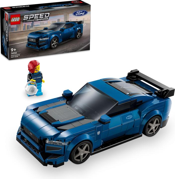 Actual product image LEGO Ford Mustang Dark Horse sports car (76920, LEGO Speed Champions)