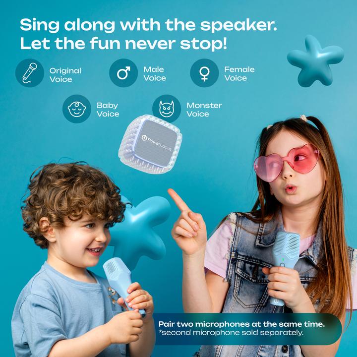 Actual product image PowerLocus Aero Kids Karaoke Bluetooth-Kinderlautsprecher