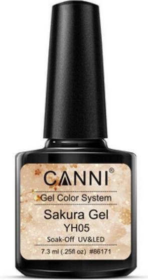 Image du produit Canni Vernis en gel Sakura YH05 UV/LED (Beige, Vernis semi-permanent)