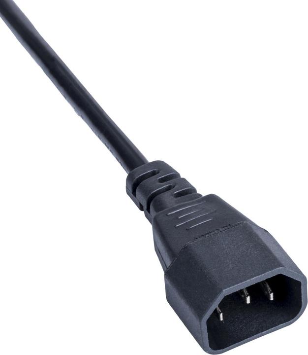 Produktbild Akyga Strom Anschlusskabel (1x Kleeblatt-Buchse C5 - 1x Kaltgeräte-Stecker C14) (1.50 m)