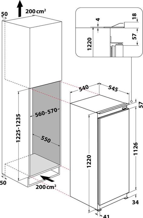 Actual product image Whirlpool ARG7342 (189 l)