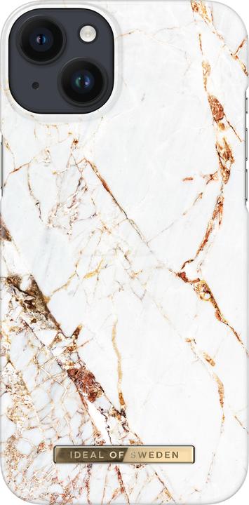 Actual product image iDeal Of Sweden Designer cover with MAGSAFE Carrara Gold (Apple iPhone 14 Plus)