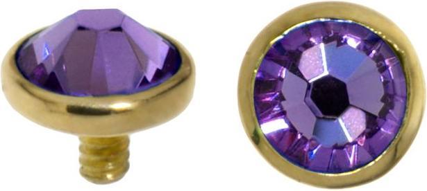 Goldfarbig, Violett