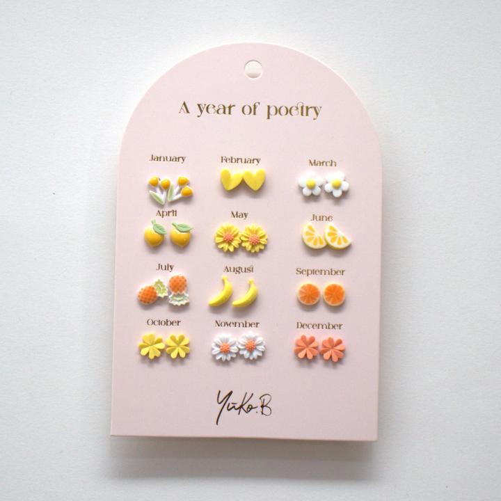 Yuko.B Ein Jahr voller Poesie (Keramik, Edelstahl)
