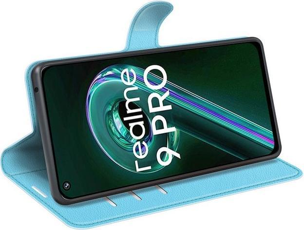 Actual product image MU Classic Litchi Leather Bookcover Series (Realme 9 Pro)