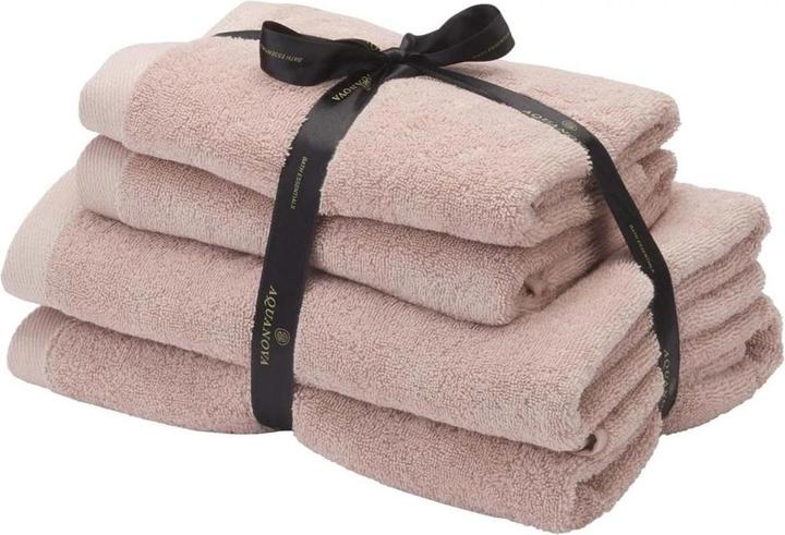 Aquanova Handtuch Rio 4 Stück Dusty pink (50 x 100 cm, 67 x 130 cm)