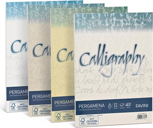 Produktbild Favini Pergament Kalligrafie Tintenstrahlpapier A4 (210x297 mm) 50 Blatt Weiss (190 g/m²)