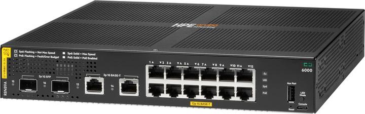 Produktbild HPE PoE+ Switch CX 6000 139W 14 Port (14 Ports)