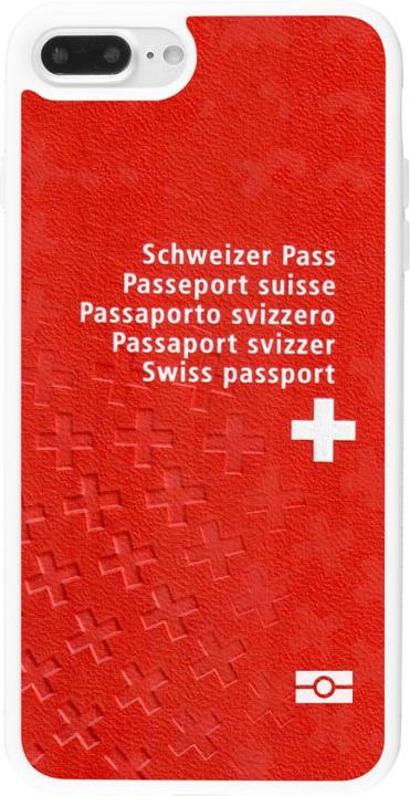 Produktbild PhoneLook Hülle Silikon weiss Swiss Passport (Apple iPhone 7 Plus)
