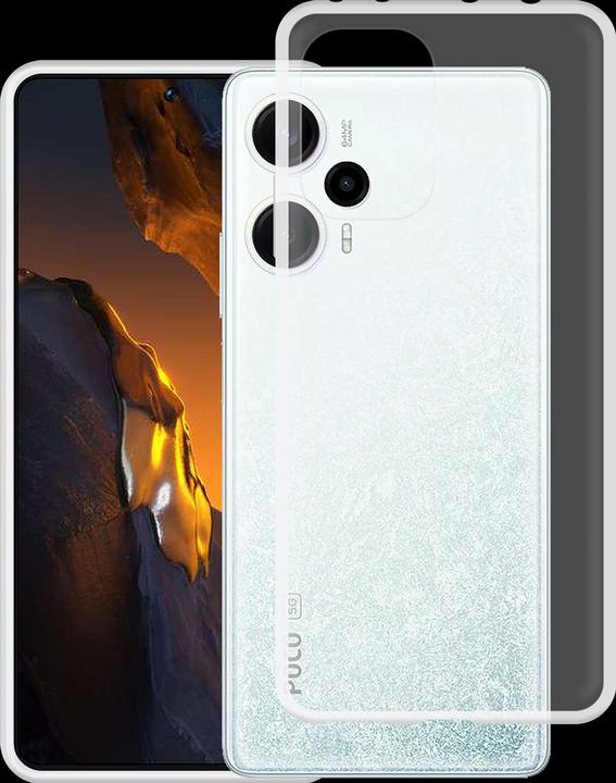 Actual product image Cazy Mobile Phone Chain Case Compatible with Xiaomi Poco F5 - Silicone Mobile Phone Case with Strap