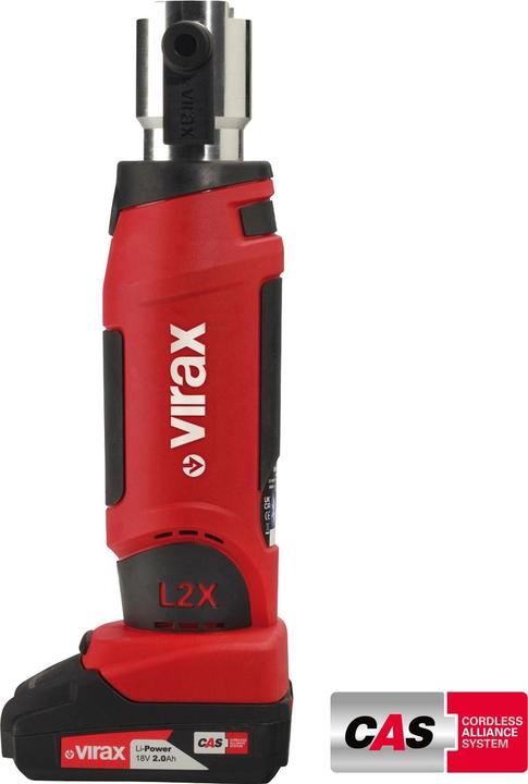 Virax Akku-Pressmaschine VIPER L2X 18V / 2,0 Ah CAS-Akku