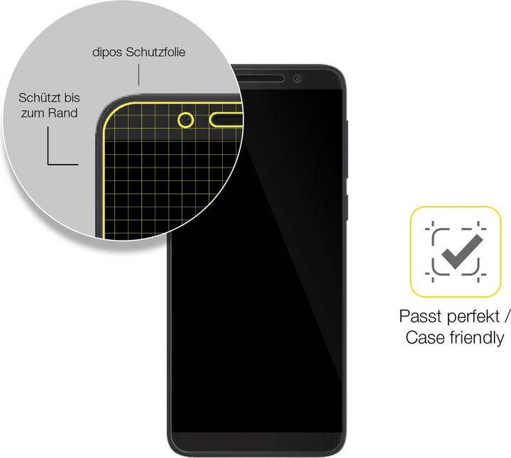 Image du produit Dipos Film de Protection d’écran Full-Cover 3D (1 pièce(s), TP-Link Neffos C5)