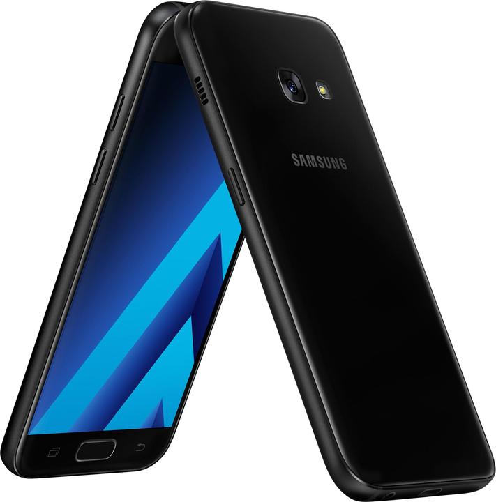 Actual product image Samsung Galaxy A3 (2017) (16 GB, Black-Sky, 4.70", Single SIM, 13 Mpx, 4G)