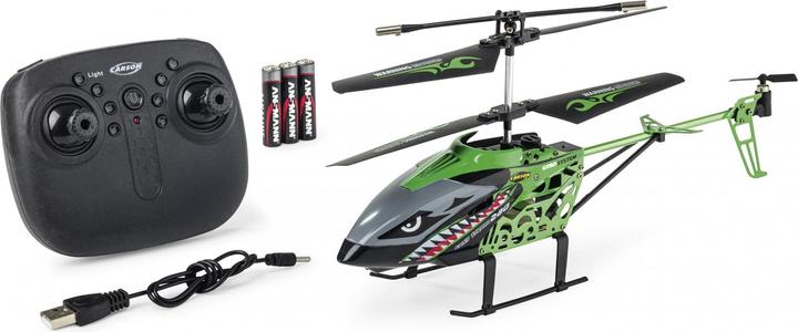 Actual product image Carson Modellsport Easy Tyrann 280 2.4G 100% RTF green RC Helicopter RtF