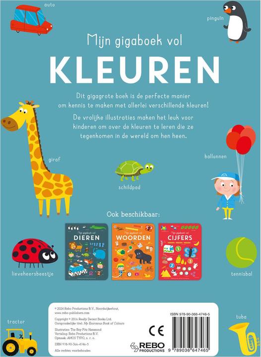 Image du produit Mon livre géant plein de couleurs