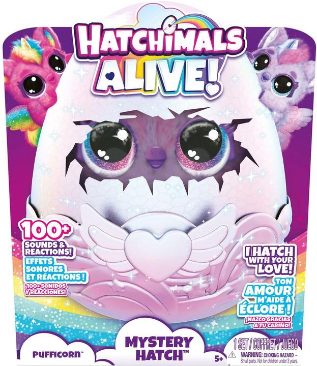 Immagine prodotto Hatchimals Puffacorn Alive Secret Hatch