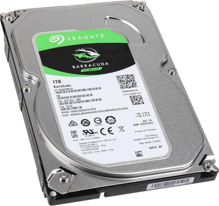 Actual product image Seagate BarraCuda (1 TB, 3.5", CMR)