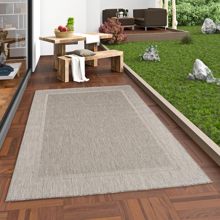 Immagine prodotto Pergamon Tappeto per interni ed esterni Nature Valencia Border (120 x 170 cm)