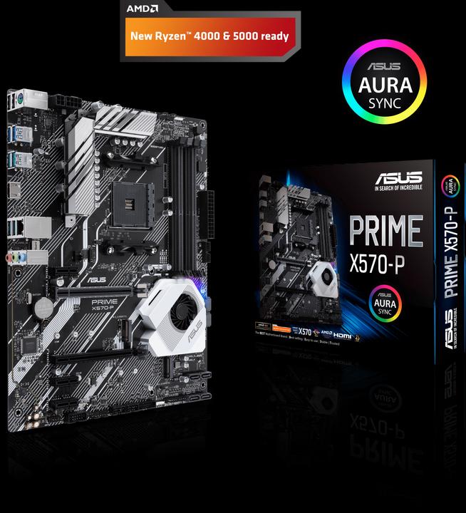 Produktbild ASUS Prime X570-P (AM4, AMD X570, ATX)
