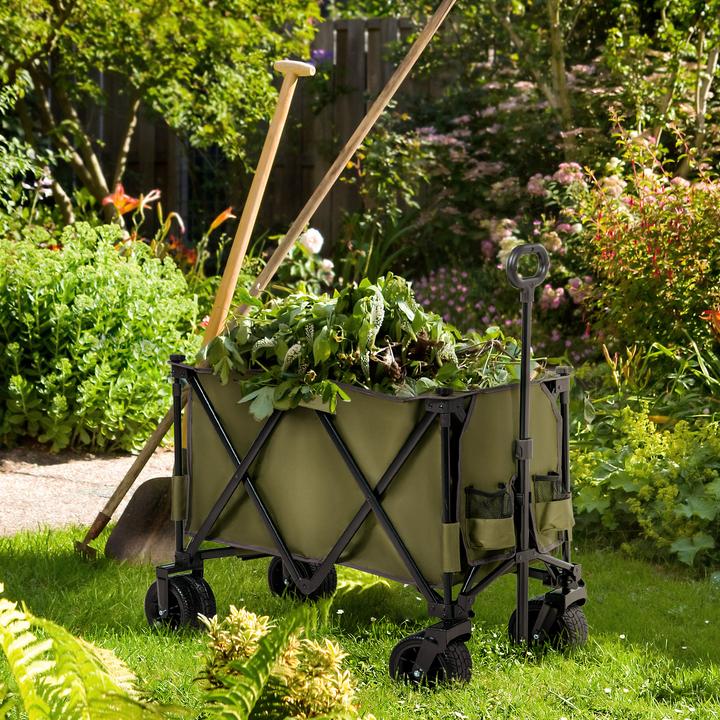 Immagine prodotto Outsunny Carrello con tasca laterale (100 kg)