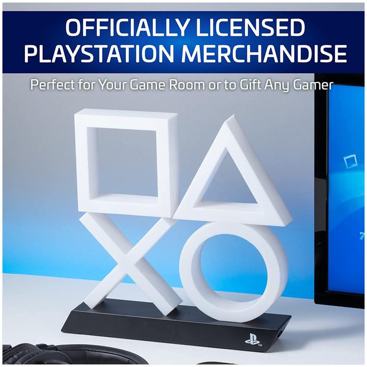 Actual product image Paladone Products PlayStation Icons XL Lamp (Blue) (PS5)